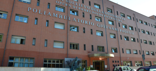 GARGANO - SEP 15: The hospital in San Giovanni Rotondo. Septambe