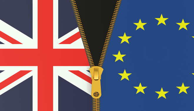 Great Britain and EU, Brexit referendum concept
