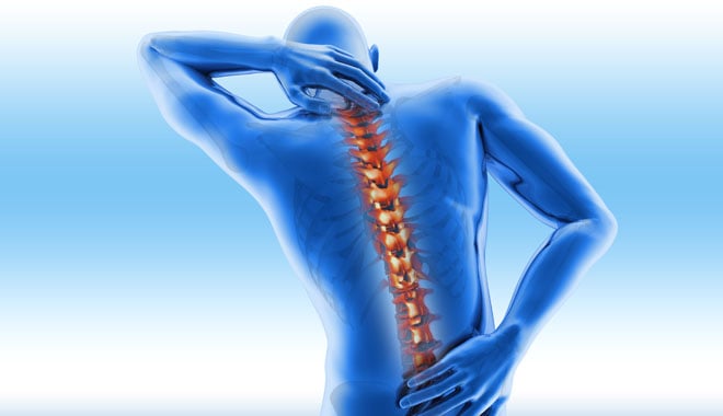 Spine pain - vertebrae trauma