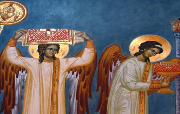 Άγγελοι στη Θεία Λειτουργία