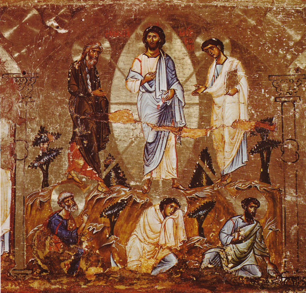 transfiguration of christ icon sinai 12th century