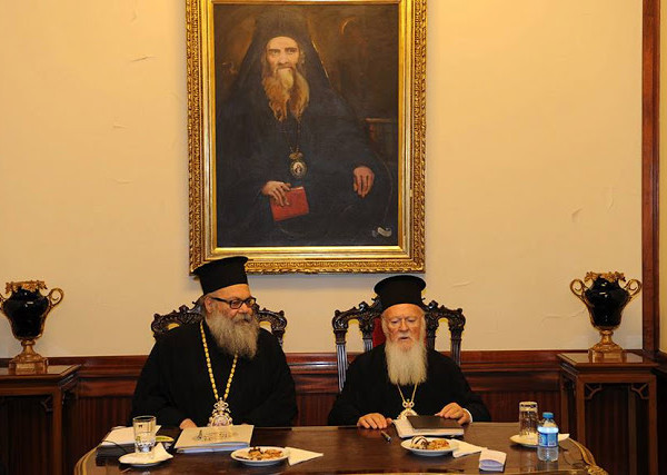 Κοινό Ανακοινωθέν Οικουμενικού Πατριάρχου Βαρθολομαίου Α΄ και Πατριάρχου Αντιοχείας Ιωάννου Ι΄