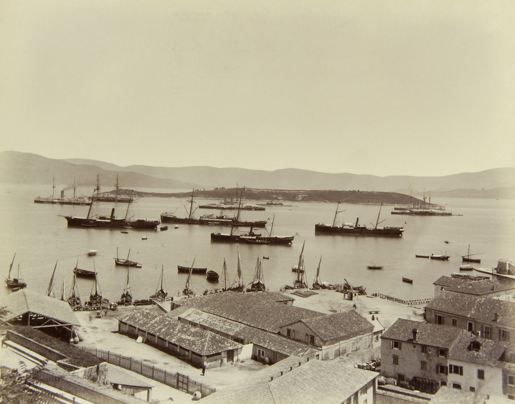 Bartolomeo Borri, Το λιμάνι της Σύρου, περ. 1905, copyright Φωτογραφικό Αρχείο Μ. Μπενάκη
