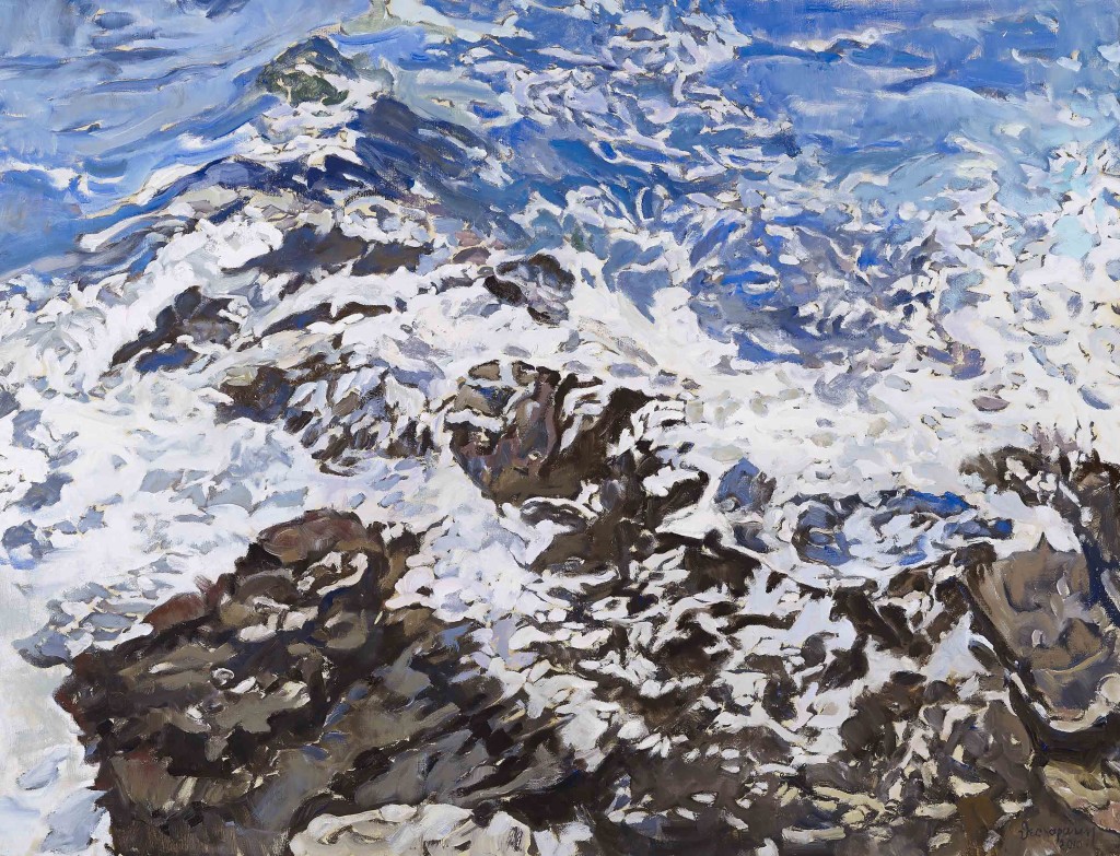Θάλασσα, λάδι σε μουσαμά, 100χ132, εκ. 2010