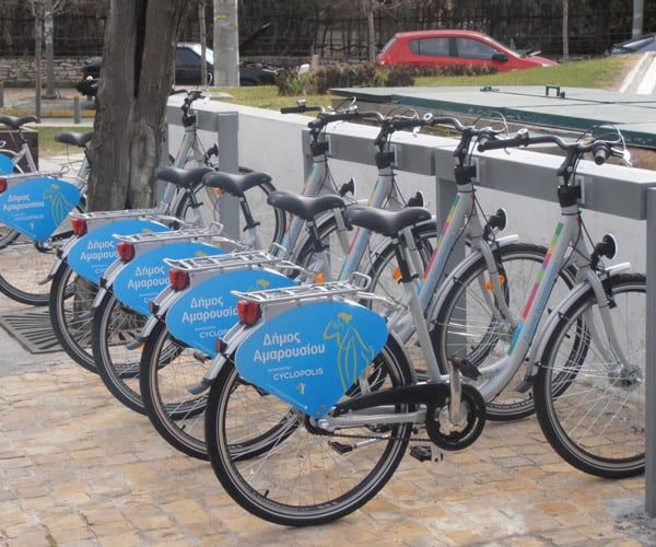Κοινόχρηστα Ποδήλατα στο Δήμο Αμαρουσίου