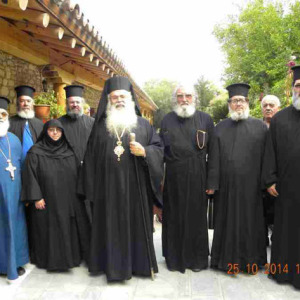 Yποδοχή της Τιμίας Κάρας του Αγίου Γεωργίου στην Ι. M. Σαλαμιωτίσσης Πάφου