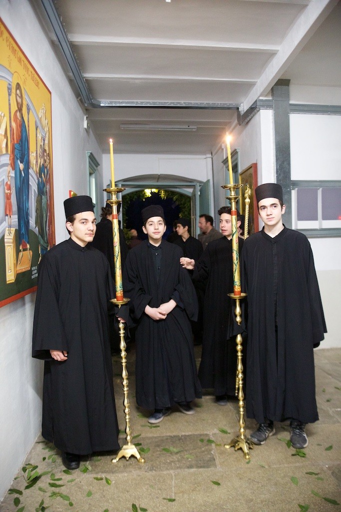 Πανήγυρις των Τριών Ιεραρχών στην Αθωνιάδα Σχολή (2016)