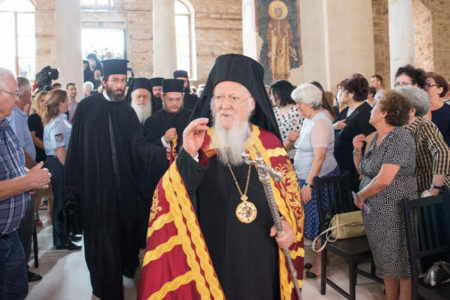 Υποδοχή Οικουμενικού Πατριάρχου κ.κ. Βαρθολομαίου στη Βέροια (28-6-2016)