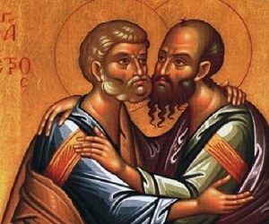 Οι απόστολοι Πέτρος και Παύλος υπέρμαχοι της ενότητας της Εκκλησίας
