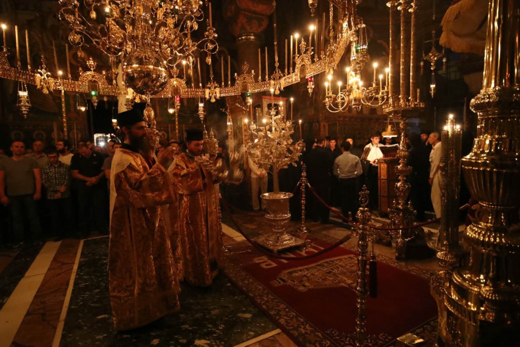 Ο εορτασμός της Κοίμησης της Θεοτόκου στο Βατοπαίδι (2016)