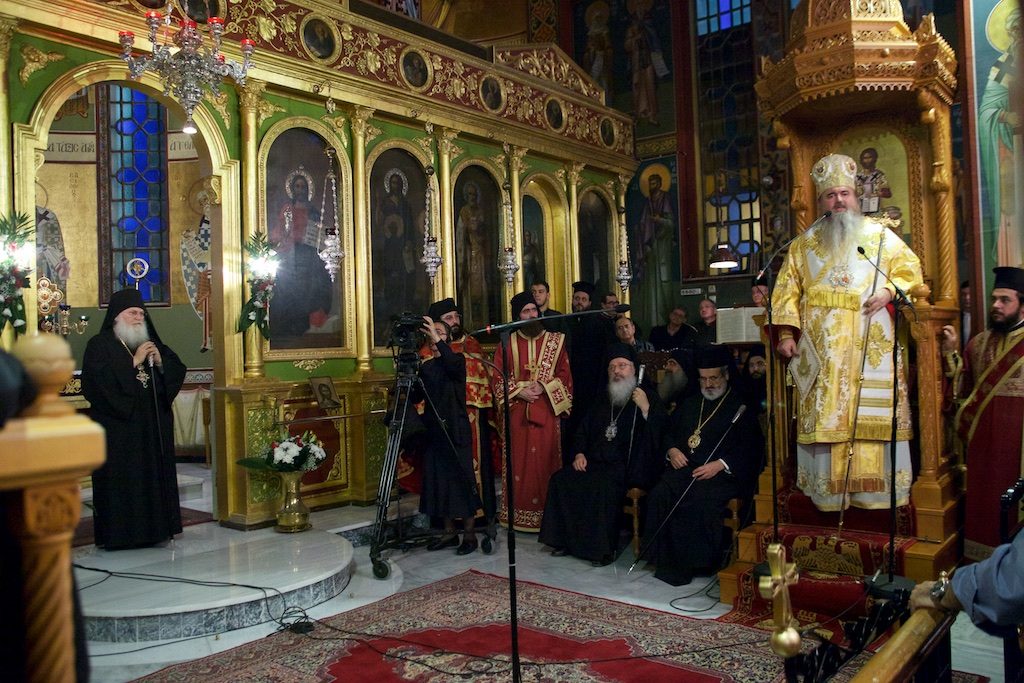 Η Αγία Ζώνη της Παναγίας στην Καλαμαριά-Στιγμές από την υποδοχή και τη Δοξολογία