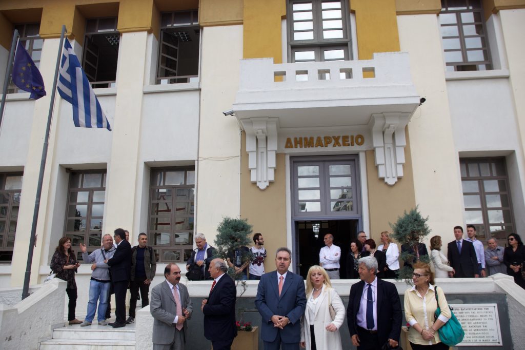 Τελετή ανακήρυξης της Α.Μ. του Αρχιεπισκόπου κ.κ. Ιερωνύμου σε Επίτιμο Δημότη του Δήμου Καλαμαριάς