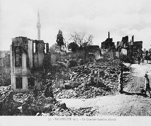 Οι καταστροφές των κτιρίων της Θεσσαλονίκης από την πυρκαγιά του 1917