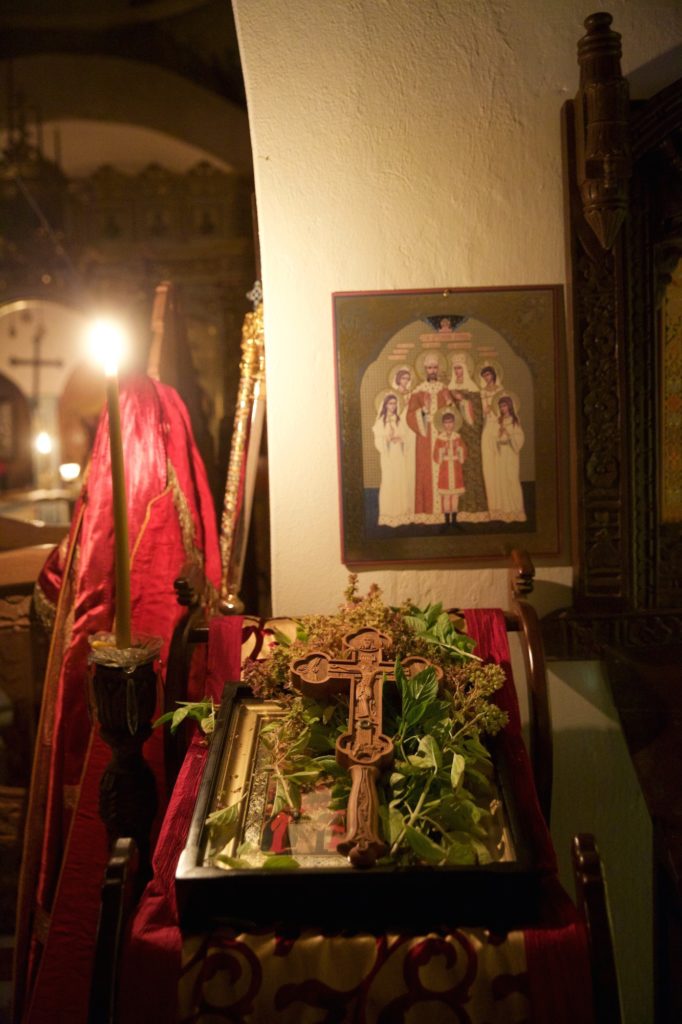 Εγκαίνια του ιερού ναού του κελλιού Τιμίου Σταυρού, Προβάτα, Άγιον Όρος