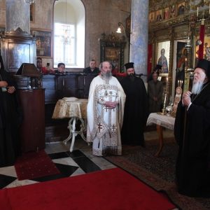 Ο Οικουμενικός Πατριάρχης στο Μετόχι του Παναγίου Τάφου στο Νιχώρι του Βοσπόρου