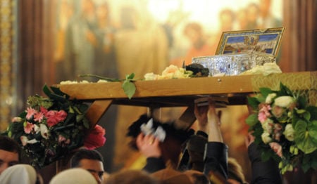 saint Contour charging Η Τιμία Ζώνη της Θεοτόκου σε Νέα Ιωνία, Λάρισα, Μεσολόγγι και Αγρίνιο |  Πεμπτουσία