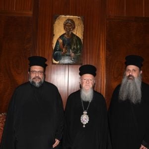Οι Μητροπολίτες Μεσσηνίας Χρυσόστομος και Σταγών & Μετεώρων Θεόκλητος στο Οικουμενικό Πατριαρχείο