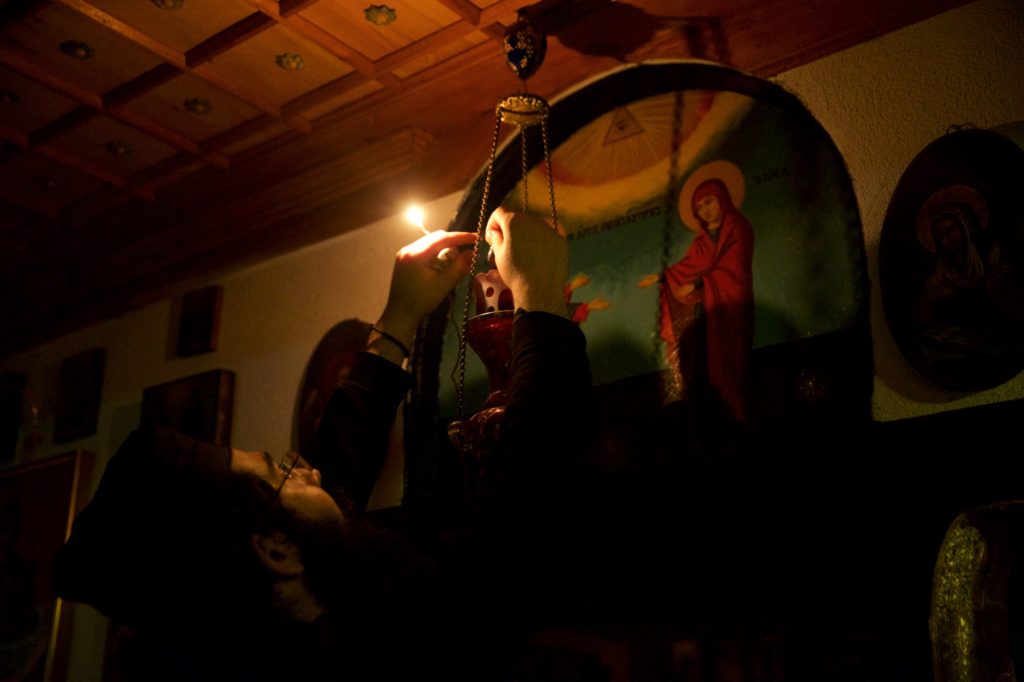 Πανήγυρη Αγίας Άννης στο ομώνυμο Ιβηρίτικο Κελλί, Γέρων Αντύπας (21/12/2017)
