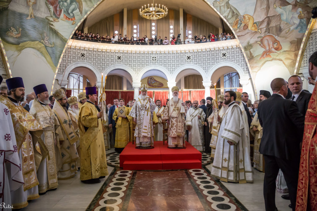 Ιερό Συλλείτουργο των Προκαθημένων των Ορθοδόξων Εκκλησιών Ρωσίας & Αλβανίας