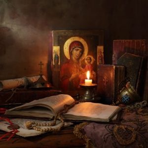 «καταιγὶς με χειμάζει, τῶν συμφορῶν Δέσποινα…»: Οι θλίψεις μας και η καταφυγή στην Παναγία
