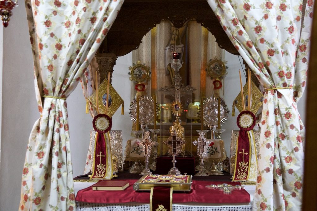 Πανηγυρική Αρχιερατική Θεία Λειτουργία 2018, Μονή της Παναγίας της Θεοσκεπάστου Σοχού  στο Μετόχι της Ι. Μονής Δοχειαρίου.