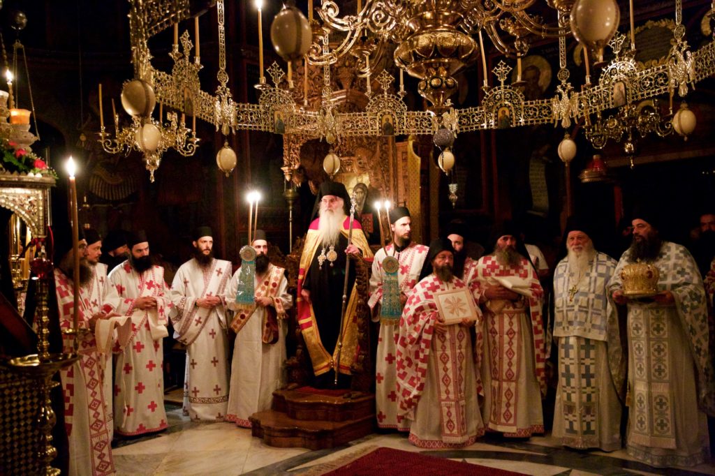 Άγιον Όρος: Ι. Μ. Παντοκράτορος – Πανηγυρική Αρχιερατική Λειτουργία