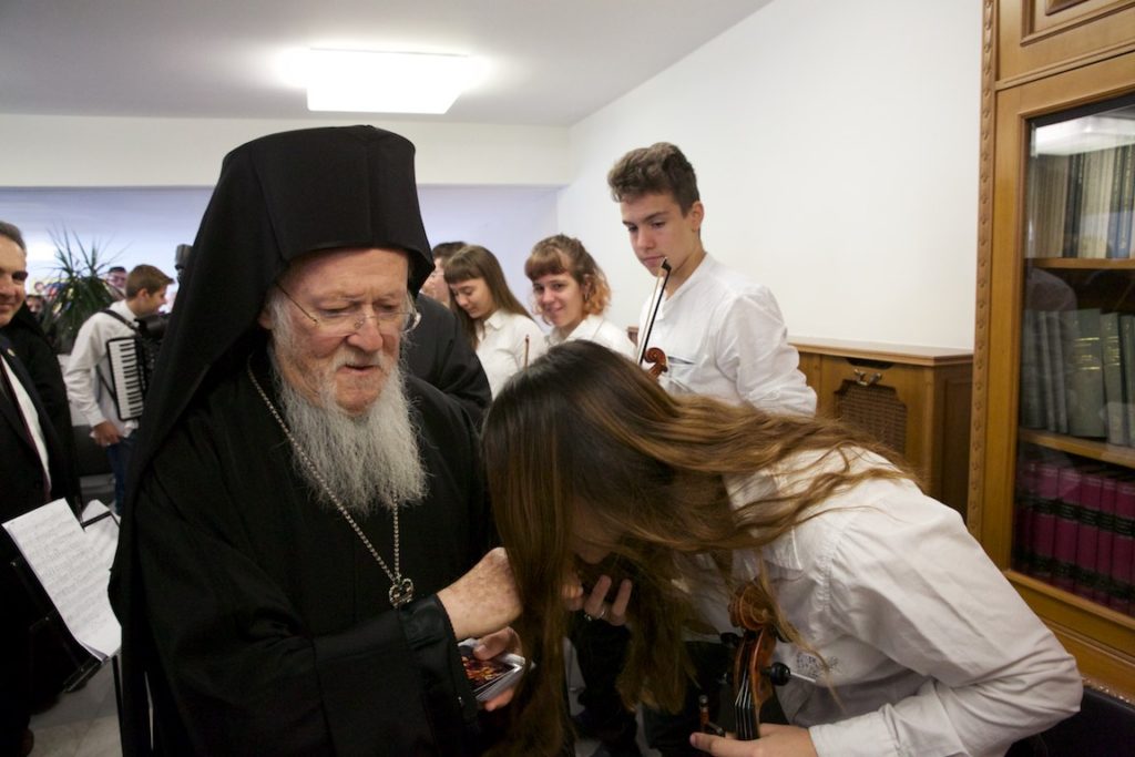 O Οικουμενικός Πατριάρχης στην Ιερά Πατριαρχική και Σταυροπηγιακή Μονή Βλατάδων