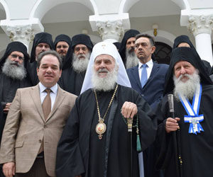 Υποδοχή Πατριάρχη Σερβίας κ.κ. Ειρηναίου στο Άγιον Όρος