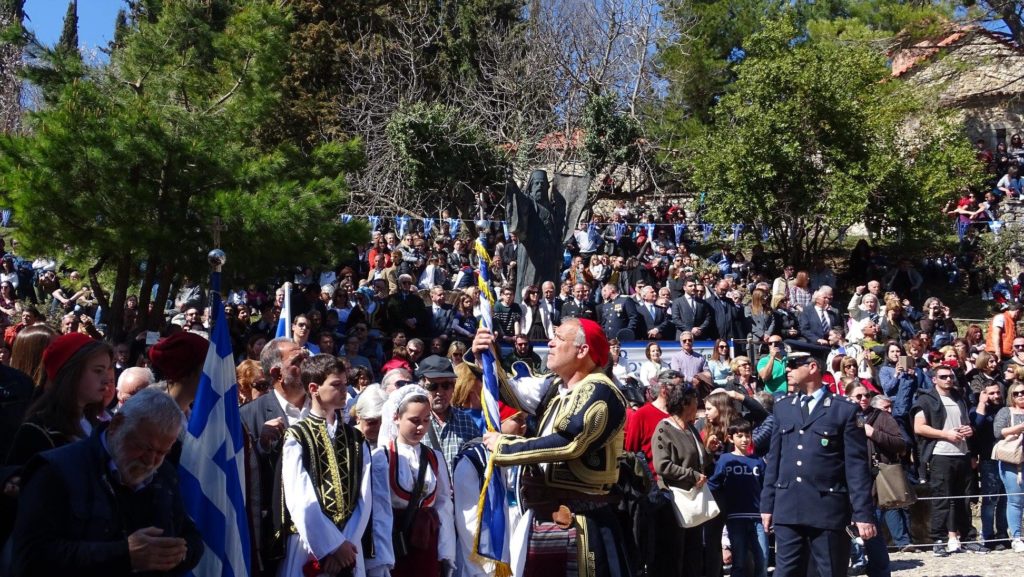 Τιμώντας τους ήρωες εκεί που  έπεσε η πρώτη τουφεκιά της Ελληνικής Επανάστασης