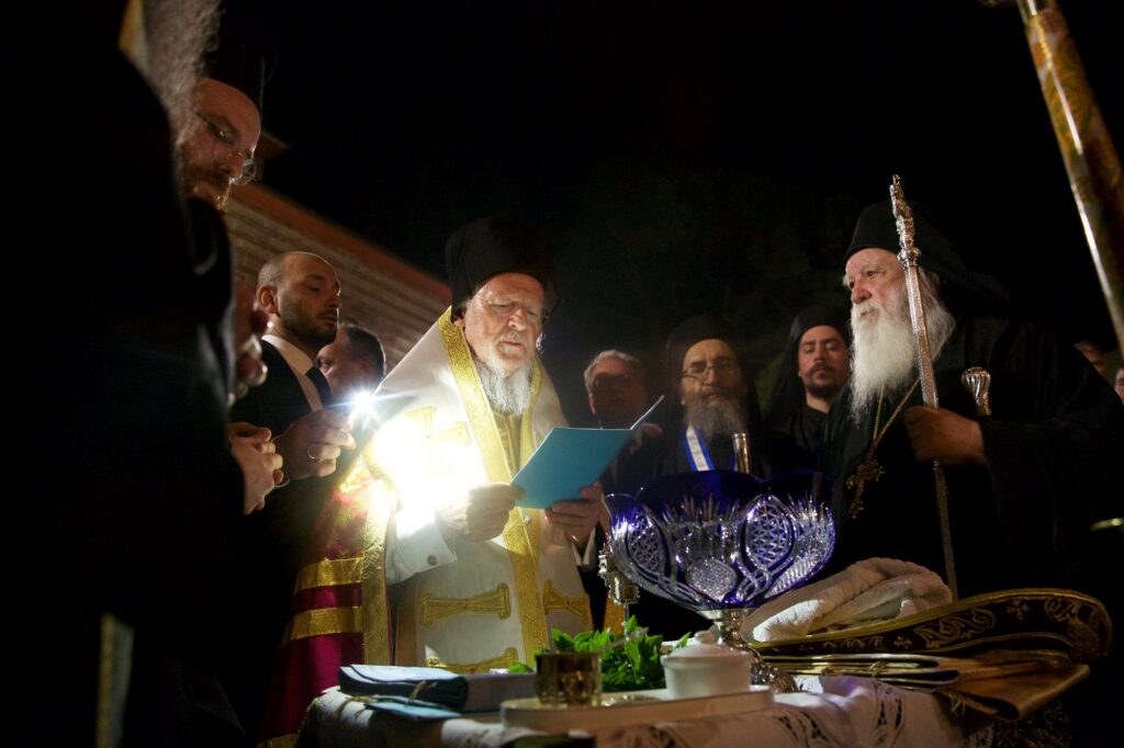 Ιερά Μονή Ξενοφώντος: Δοξολογία και Αγιασμός από τον Οικουμενικό Πατριάρχη κ.κ. Βαρθολομαίο