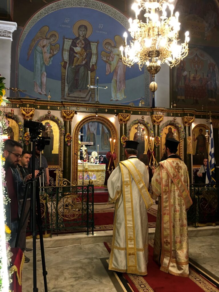 Υποδοχή τιμίας κάρας Αγίου Ιωάννου Χρυσοστόμου στη πόλη της Θεσσαλονίκης