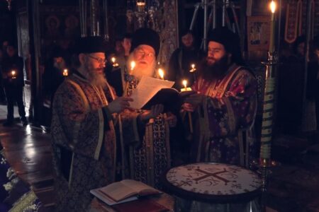 Πανήγυρις Ευαγγελισμού στην Ι.Μ.Μ. Βατοπαιδίου – Κτητορικό Μνημόσυνο (2021)