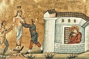 Αγία Αγάθη, Η επίσκεψη του απ. Πέτρου, η θαυματουργική αποκατάστασή της και το φως που περιέλαμψε τη φυλακή