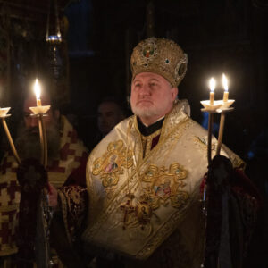 Στο Καθολικό της Ι.Μ.Μ. Βατοπαιδίου ιερούργησε ο Αρχιεπίσκοπος Αμερικής