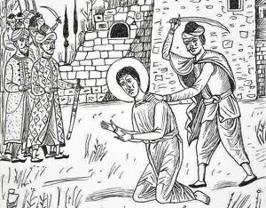 Νεομάρτυρας άγιος Μάρκος της Χίου, Το μαρτυρικό του αίμα θεραπεύει έναν χριστιανό ζωγράφο!