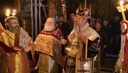 Σε κλίμα πνευματικής κατάνυξης η εορτή του Αγίου Ιωάννου του Χρυσοστόμου στη Μονή Βατοπαιδίου