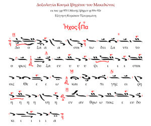 Δοξολογία Κοσμά Ιβηρίτου του Μακεδόνος (17ος αιώνας)