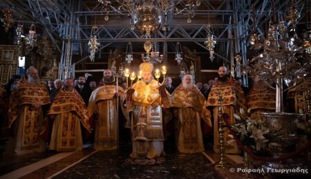 «Εὐαγγελίζου γῆ χαράν μεγάλην»: Η εορτή του Ευαγγελισμού στην Ι.Μ.Μ. Βατοπαιδίου (2023)